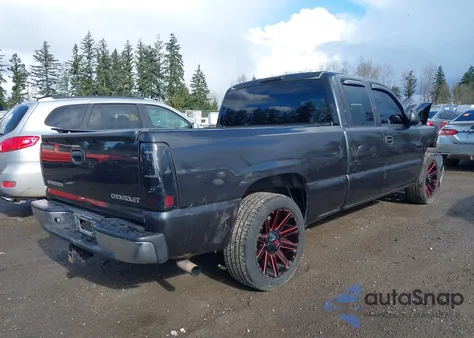 2004 Chevrolet Silverado 1500 Ls из США, поврежденный, VIN 1GCEC19T04E400049